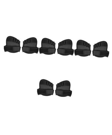 Mobestech 4 Pairs Forefoot Pad Shoe Inserts Forefoot Shoe Pads Fabric Forefoot Support Comfortable Shoes Insoles Front Palm Pads for Ballet Shoes Half Sole Pads Durable Insole Pads Front Pad