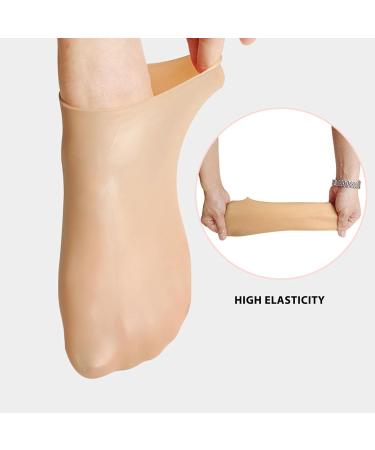 Silicone Socks for Women High Elasticity Aloe Waterproof Silicone Moisturizing Socks Softening Dry Cracked Feet Rough Skins & Anti Slip Aloe Sock for Women Dry Cracking Skin - Buy Online on GoSupps.com