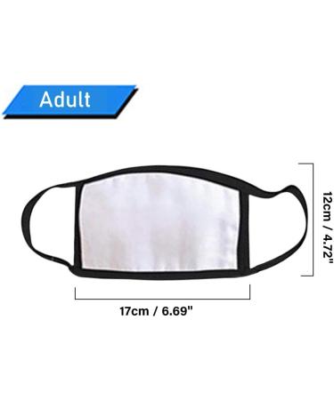 Yliquor Mouth Covering For Protection Butterfly Design Printed Anti-Face Dust Washable Earloop Cotton Cloth Dust Face Bandanas (White 1 PC) - Buy Online on GoSupps.com
