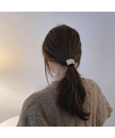 10 Pcs Acrylic Cuff Hair Ties - Ponytail Holders for Women & Girls - Buy Online on GoSupps.com