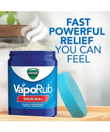 Vicks VapoRub Topical Ointment Chest Rub 3.52 Oz - Pack of 2 - Buy Online on GoSupps.com