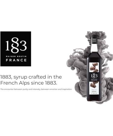 Maison Routin 1883 Brownie Flavour Syrup 1L Glass bottle - Buy Online on GoSupps.com