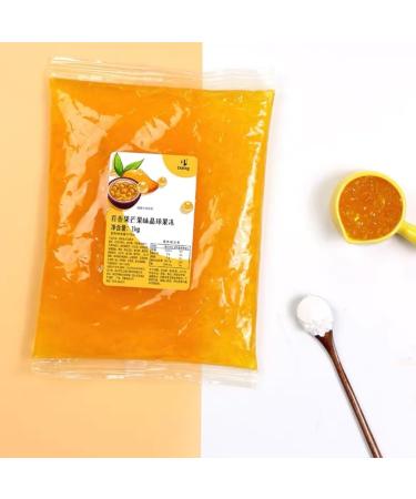 Starry Mart Han Tien Jelly Ball for Bubble Tea Cocktails Dessert Toppings 1kg (Mango Passion Fruit) - Buy Online on GoSupps.com