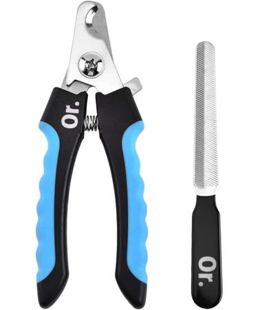 Pet Nail Clippers for Dogs Cats Rabbits Guinea Pigs - Safety Lock, Protective Guard - Medium, Large, Small Breeds - 6 Blue - Buy Online on GoSupps.com