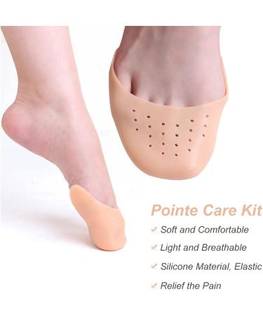 BASTOUR Silicone Gel Toe Protectors for Ballerina Flats - Soft Air-Hole Design Finger Protection 1 Pair - International Shipping Available - Buy Online on GoSupps.com