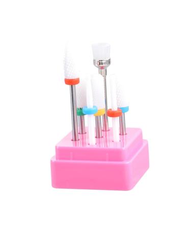 DRESSOOS 1 Set Nail Drill Tool Wood Foot Roller Nail Drill Bits Diamond Tipped Drill Bit Metal Drill Bit Tool Electrical Tools Ceramic Nail Bits Nail Clippers Manicure 3 3 6cm As Shown