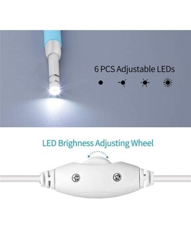 Marycan 5.5mm HD Ear Wax Removal Kit - Wireless Smart Phone Otoscope with WiFi Camera - 6 LED Lights - for Adults, Kids, Pets - Co Pink - Buy Online on GoSupps.com