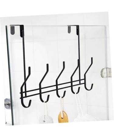 PRETYZOOM 1pc Hook Coat Hangers Door Hanger Over The Door Coat Hanger Grocery Organizer Side Rack On The Door - Buy Online on GoSupps.com