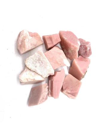 Natural Crystal Rough Natural Crystal 200 Grams of Natural Rough Pink Opal Crystal Stone