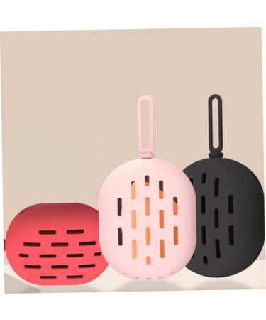 Didiseaon Beauty Powder Puff Beauty Sponge Holder Travel Powder Sponge Travel Cosmetic Bag Makeup Travel Containers Makeup Puff Holder Portable Cosmetic Box Make up Pink Silica Gel - Buy Online on GoSupps.com