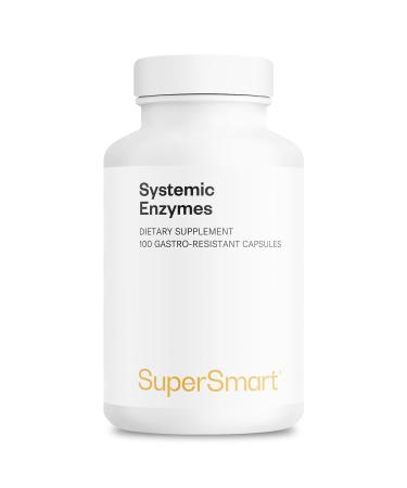 Systemic Enzymes - Puissant Anti-Inflammatoire - 8 Enzymes | Pancr atine - Brom la ne - Prot ase - Trypsine - Lipase - Papa ne - Peptidase - Chymotrypsine | Vegan - DrCaps - Supersmart