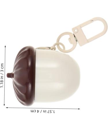  HAMPPLIES 2 Pieces Cute Chestnut Shape Lip Balm for Girls Moisturizing Nourishing Lip Cream Oily Compact Portable Suitable for Sensitive Skin School Outdoor Use - Buy Online on GoSupps.com