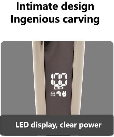 High-Power Hair Cutting Tool - Gradual Fader Clipper with LCD Display for Salon Quality Haircuts | International Shipping Available - Buy Online on GoSupps.com