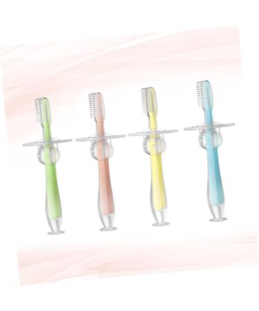 Partykindom Silicone Toothbrush Set for Toddlers - 12 Pack Infant Training Brushes for Gentle Teeth Cleaning - Buy Online on GoSupps.com