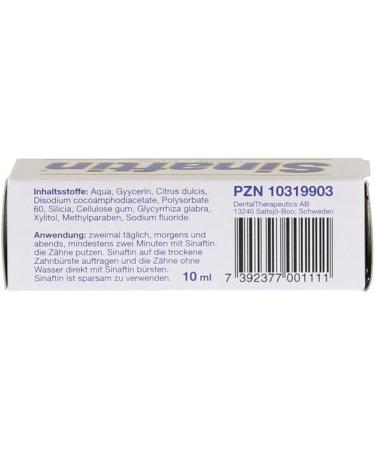 Sinaftin Fluoride Xylitol Toothpaste 10ml - International Shipping Available | Best Oral Care Solution - Buy Online on GoSupps.com