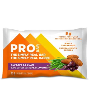 PROBAR - The Simply Real Meal Bar Plant-Based Whole Food Ingredients Superfood Slam 12 Count (85g) - Buy Online on GoSupps.com