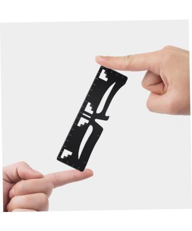 NOLITOY Metal Ruler Tool Makeup Stainless Balance Measure Women Steel Measuring Level Drawing Stencil - Buy Online on GoSupps.com