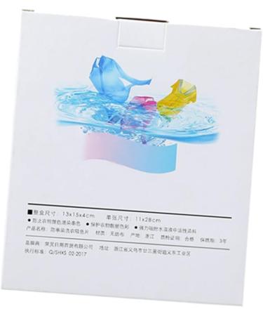 Sosoport 72 Pcs Color Catcher Laundry Grabber Stain Clothes Dye Eraced Stain Remover Home Laundry Dye for Clothes Spot Cleaner Wipeoff Paper for Washing Clothes Wash and Care Confetti - Buy Online on GoSupps.com