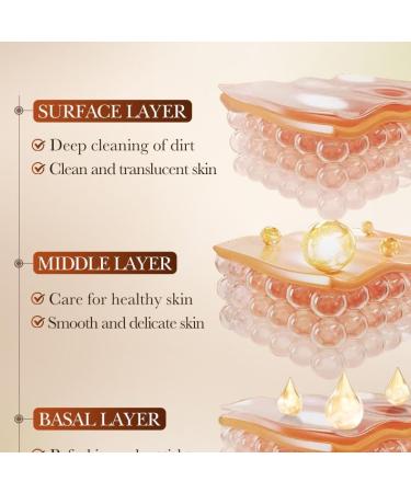  AJOG Kaki Soap Anti-Odor Deep Cleansing Moisturizing and Purifying Softens Skin 100g Vegetable Soap for Men and Women Face and Body Cleansing (2PCS) - Buy Online on GoSupps.com