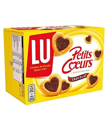 LU Petits Coeurs Collection Lu Chocolate 125 g (Pack of 6)