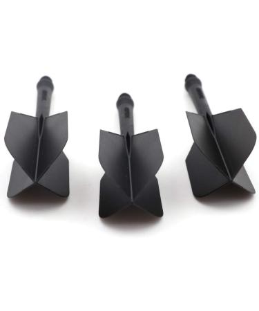 CUESOUL ROST Integrated Dart Shaft and Flights - Set of 3 Black, Medium Slim Shape - Buy Online on GoSupps.com