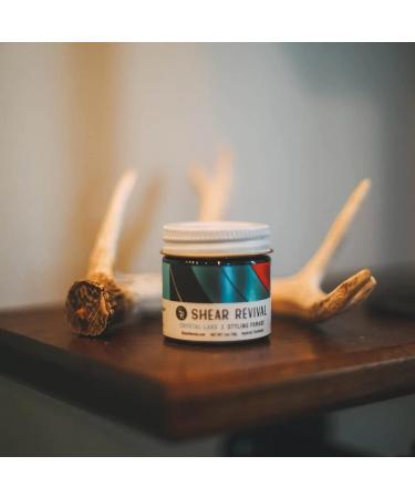 Shear Revival Crystal Lake Pomade 3.4oz | Medium Hold & Natural Finish - 96g - Buy Online on GoSupps.com