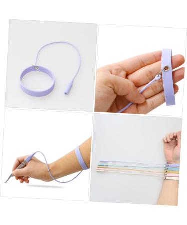 MAGICLULU Tweezers Silicone Bracelet Makeup Silicone Lash Tweezer Wristband Tweezers Protector for Lashes Useful Eyelash Tool Lash Separator Miss Purple Make up Extend - Buy Online on GoSupps.com