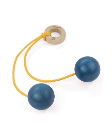 Celebration click clack balls made of wood orange or blue
