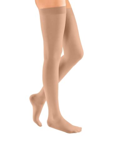 Medi Medive Elegance - 026W112 Demnacular Women's compression stockings with closed lace |CCL2 |Wide nubs ligament motif |Caramel |Gr.II normal