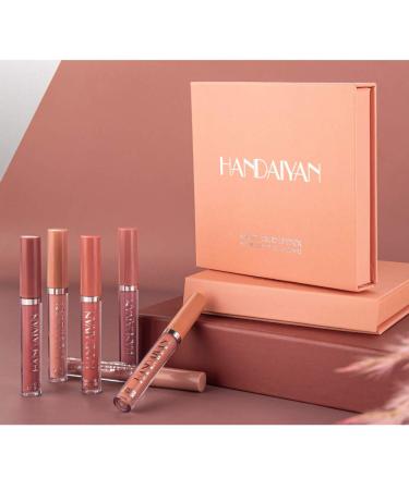 Topcent 6 Colors Matte Liquid Lipstick Set - Long-Lasting, Non-Stick, Waterproof Lip Gloss (B) - Buy Online on GoSupps.com