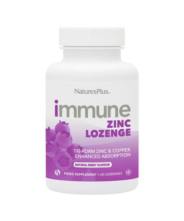 Nature's Plus Immune Zinc Berry 60 Lozenges