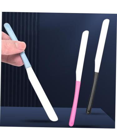 FOMIYES Pink Makeup Stirring Spatula - Stainless Steel Mask Mixer & Cream Scraper for Beauty & Skincare - Buy Online on GoSupps.com