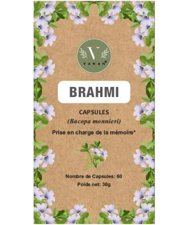 Apex Brahmi Memory and concentration Vegan food supplement Ayurvedic 60 capsules - Buy Online on GoSupps.com