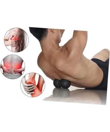 Buy Homsfou 4-Piece Therapy Yoga Balls Set - Peanut Massage & Fitness Tools for Back Relief - Medium - Blue - Buy Online on GoSupps.com