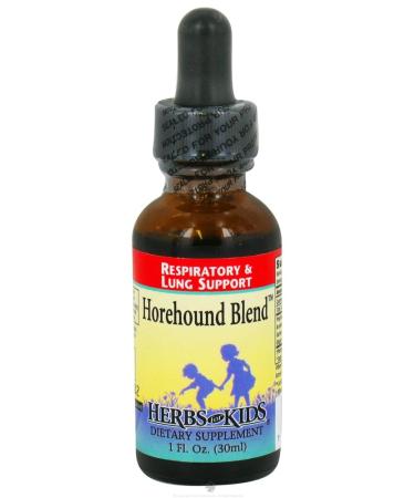 Horehound Blend Alcohol-Free 1 Fl Oz by Herbs For Kids (Pack of 3)