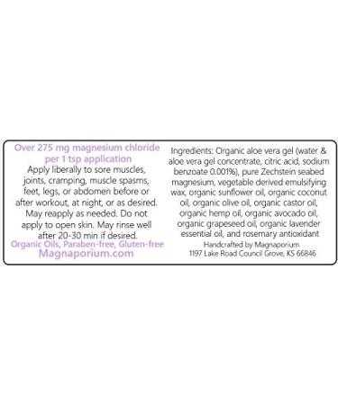Buy Magnesium Lotion by Magnaporium (Lavender) - Soothing Relief & International Shipping - Buy Online on GoSupps.com