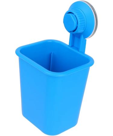 Alipis 2 Pack Toothbrush Organizer Wall-Mounted Suction Holder for Bathroom Storage - Self-Adhesive Toothbrush & Razor Bracket - Ideal for Kids & Adults - Blue 17x11cm - Buy Online on GoSupps.com