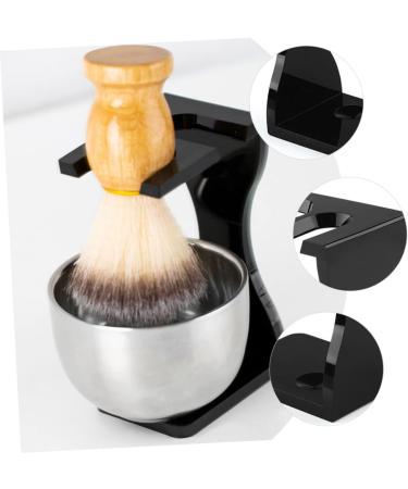Angoily 3-Piece Beard Brush Holder Set - Stylish Acrylic Organizer for Man's Bathroom & Toilet Paper Storage - Buy Online on GoSupps.com