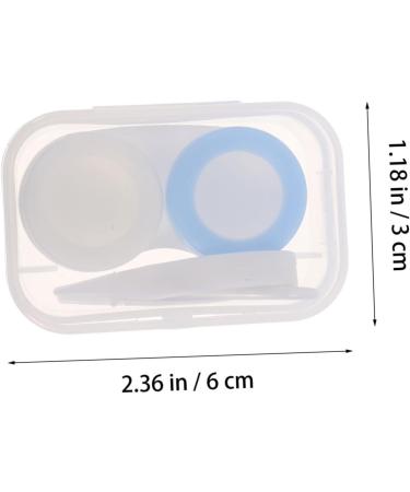 4-Piece Contact Lens Travel Case Set - Applicator Container & Tweezers for Lenses | Perfect for Travel - Buy Online on GoSupps.com