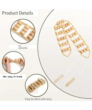 Veenewy Rope Back Massager - 47.2 Massage Tool for Back Neck Legs & Waist | Premium Massage Roller for Deep Tissue Relief - Buy Online on GoSupps.com