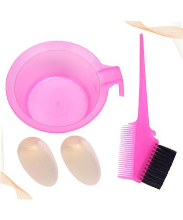 minkissy 6 Sets Hair Salon Tool Hair Dyeing Comb Hair Dyeing Supplies Hair Coloring Kit Hair Coloring Brushes Hair Bleach Styling Brush Hair Dye Tool Baking Oil Pink Hair Dye Bowl - Buy Online on GoSupps.com