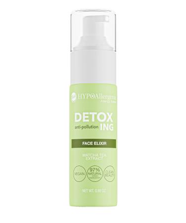 Bell Hypoallergenic Detoxing Face Elixir Antioxidant Under Makeup Serum with with Matcha Tea Extract Anti - Pollution & Vegan 25g