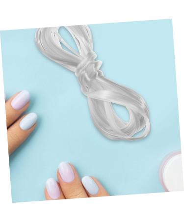Beavorty 3 nail tool nail art tools para u as Practical Nail Fiber DIY nail extension Nail Salon Goods fake silk nails fibers white plastic fiber flexible Manicure tools - Buy Online on GoSupps.com