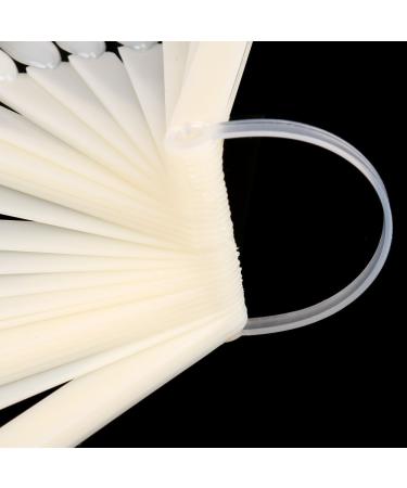 32 Pieces Acrylic C Curve Nail Tips - Professional Nail Art Practice Set for Salons & DIY Nail Studios (Beige) - Buy Online on GoSupps.com