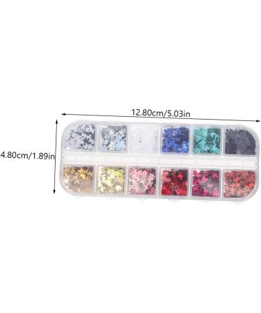 FRCOLOR 20 Boxes Nail Art Sequins Accessories Glitter Nail Stickers Accessories for Girls Sunflower Nail Art 3d Star Nail Decals Nail Art Transfer Decor Plastic Patch Manicure - Buy Online on GoSupps.com