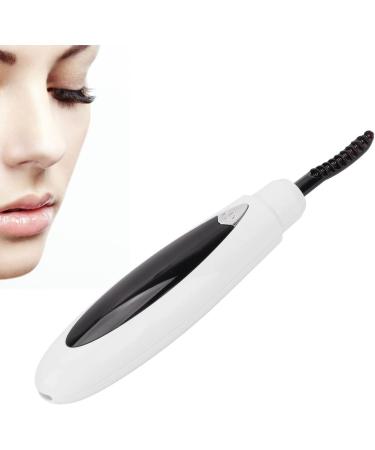 Qukaim Eyelashes Curl Tool Electric Heated Eyelash Curler USB Rechargeable 3 Gear Portable Quick Heating Lash Curler White - Buy Online on GoSupps.com