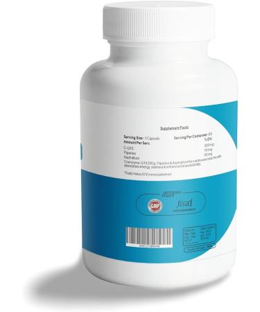Buy Coenzyme Q10 300mg - 60 Capsules | Premium Quality Supplement for Energy & Heart Health | International Shipping Available - Buy Online on GoSupps.com
