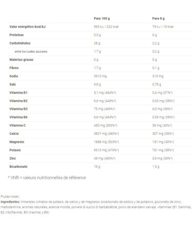 OVERSTIMs Electrolyte drink 10 sachets Without calories 4 electrolytes sodium calcium magnesium potassium 5 vitamins B1 B2 B3 B6 C Red currants - Buy Online on GoSupps.com