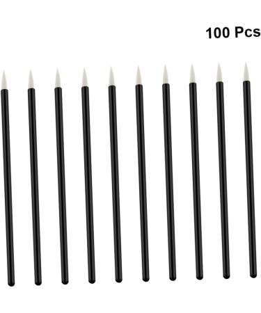 SOESFOUFU Eye Makeup 100pcs Tools Makeup Liquid Makeup Disposable Eyeliner Lip Brush The Face Makeup Set 10X0.5X0.5cm White - Buy Online on GoSupps.com
