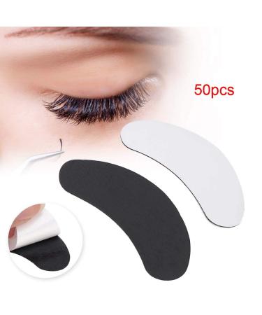 Black Eye Pads for Eyelash Extensions - 50 Pcs Gel Patch Accesories | Perfect Cosmetic Tool for Lash Application - Buy Online on GoSupps.com